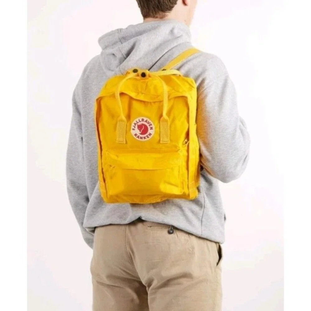 Fjallraven Kanken Everyday Outdoor Durable Comfy Backpack Ochre Yellow 23510 NWT